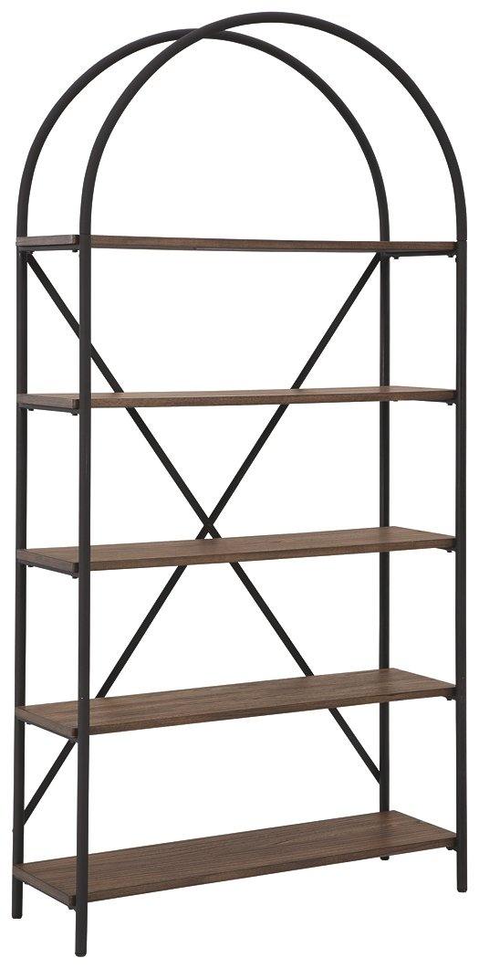 Galtbury Bookcase A4000325 Brown/Black Casual Multi-Room Storage By AFI - sofafair.com