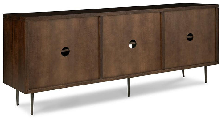 Doraley Accent Cabinet A4000536 Two-tone Brown Contemporary Stationary Accent Occasionals By AFI - sofafair.com
