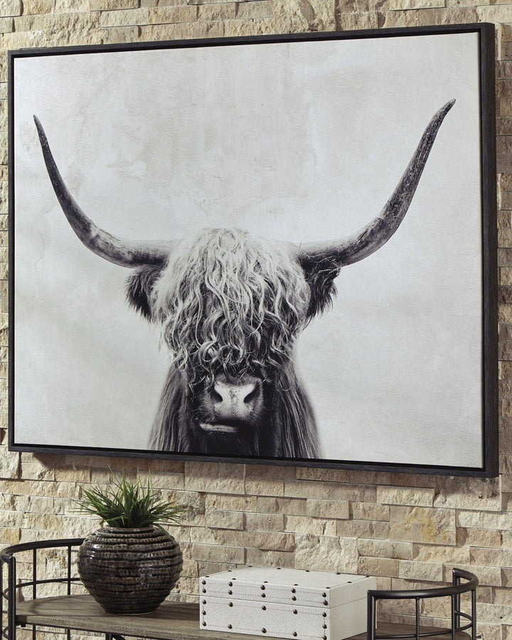 Pancho Wall Art A8000258 Black/White Casual Wall Art (Standard) By AFI - sofafair.com