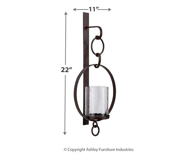Ogaleesha Wall Sconce A8010036 Brown Casual Wall Art Sculptures By AFI - sofafair.com