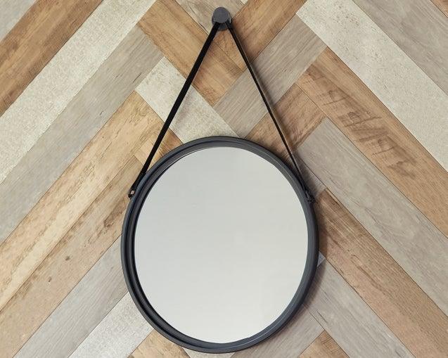 Dusan Accent Mirror A8010094 Black Casual Wall Mirrors By AFI - sofafair.com