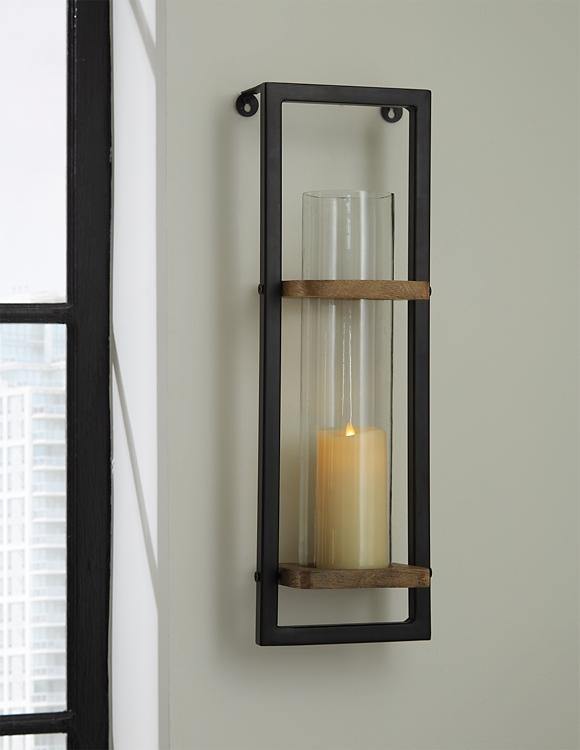 Colburn Wall Sconce A8010171 Natural/Black Casual Wall Lighting By AFI - sofafair.com