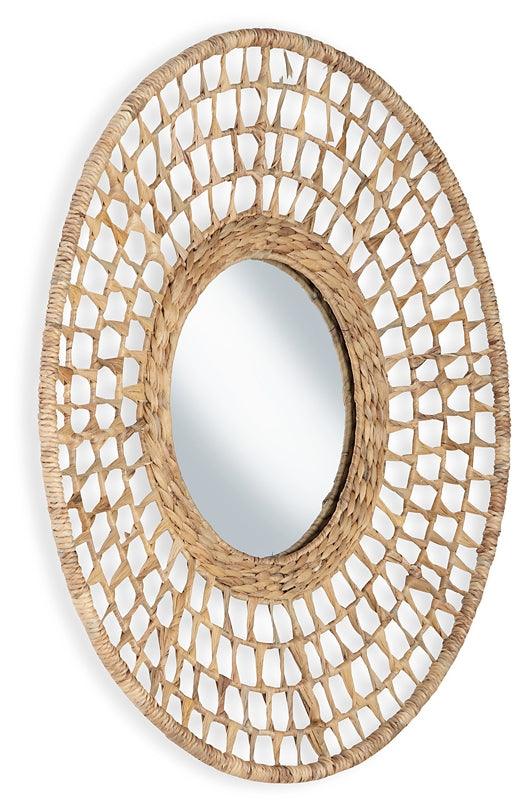 Deltlea Accent Mirror A8010366 Natural Casual Wall Mirrors By AFI - sofafair.com