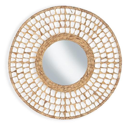 Deltlea Accent Mirror A8010366 Natural Casual Wall Mirrors By AFI - sofafair.com