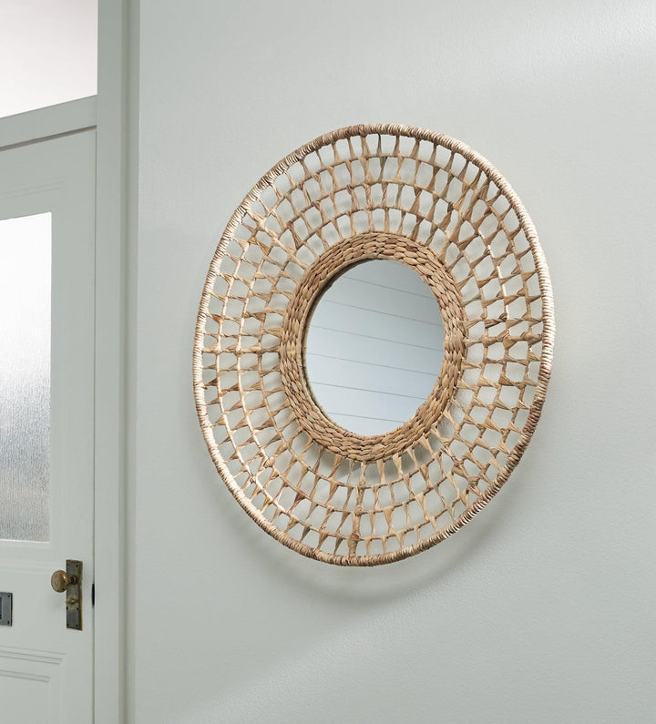 Deltlea Accent Mirror A8010366 Natural Casual Wall Mirrors By AFI - sofafair.com