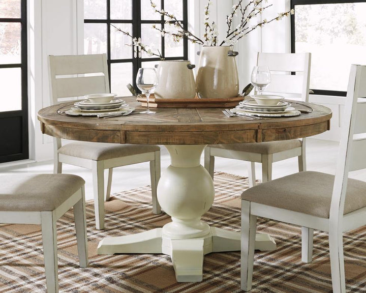 Grindleburg Dining Table D754D5 Light Brown Casual Casual Tables By AFI - sofafair.com