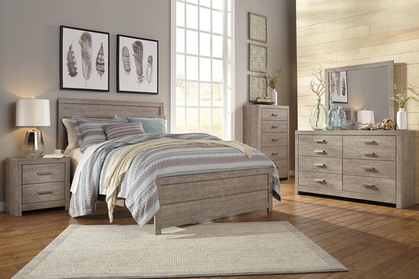 Culverbach Dresser and Mirror B070B1 Gray Casual Master Bed Cases By AFI - sofafair.com