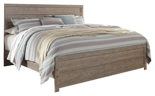 Culverbach King Panel Bed B070B10 Gray Casual Master Beds By AFI - sofafair.com