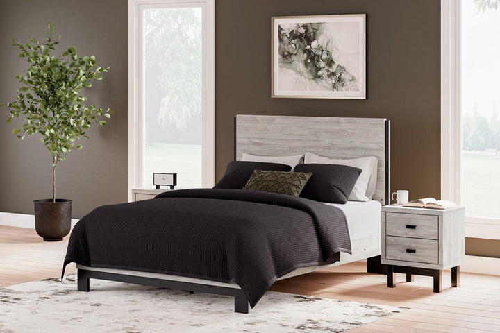 Vessalli AMP011265 Black/Gray Contemporary Master Beds By Ashley - sofafair.com