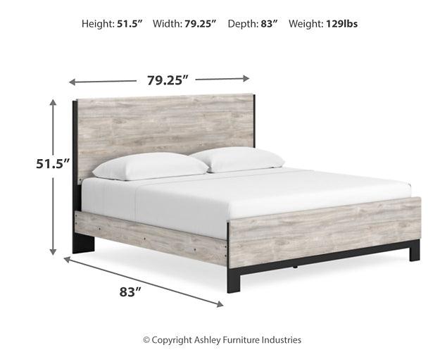 Vessalli AMP011265 Black/Gray Contemporary Master Beds By Ashley - sofafair.com