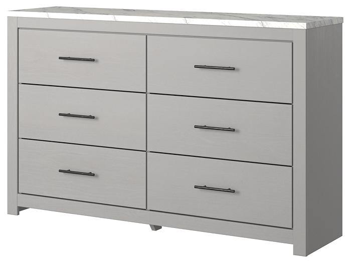 Cottonburg Dresser B1192-31 Light Gray/White Casual Master Bed Cases By AFI - sofafair.com