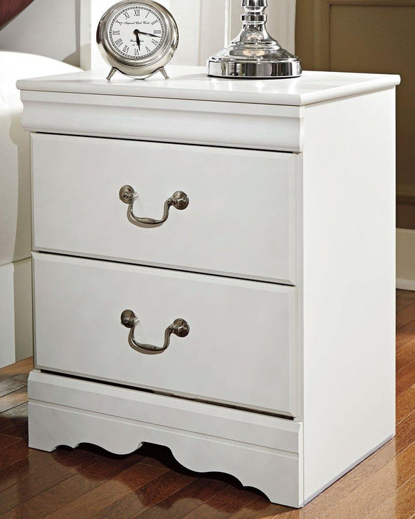 Anarasia Nightstand B129-92 White Traditional Master Bed Cases By AFI - sofafair.com