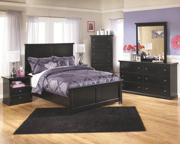 Maribel Dresser B138-31 Black Casual Master Bed Cases By AFI - sofafair.com