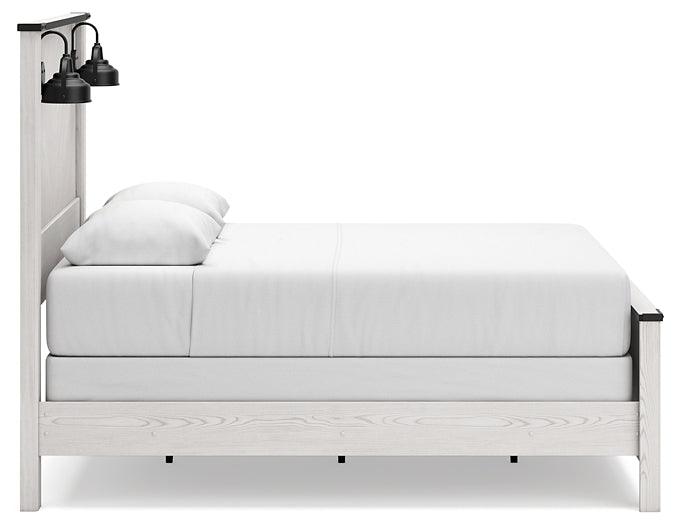 Schoenberg AMP011289 White Casual Master Beds By Ashley - sofafair.com