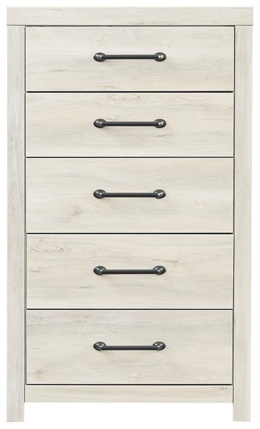 Cambeck Chest of Drawers B192-46 Whitewash Casual Master Bed Cases By AFI - sofafair.com