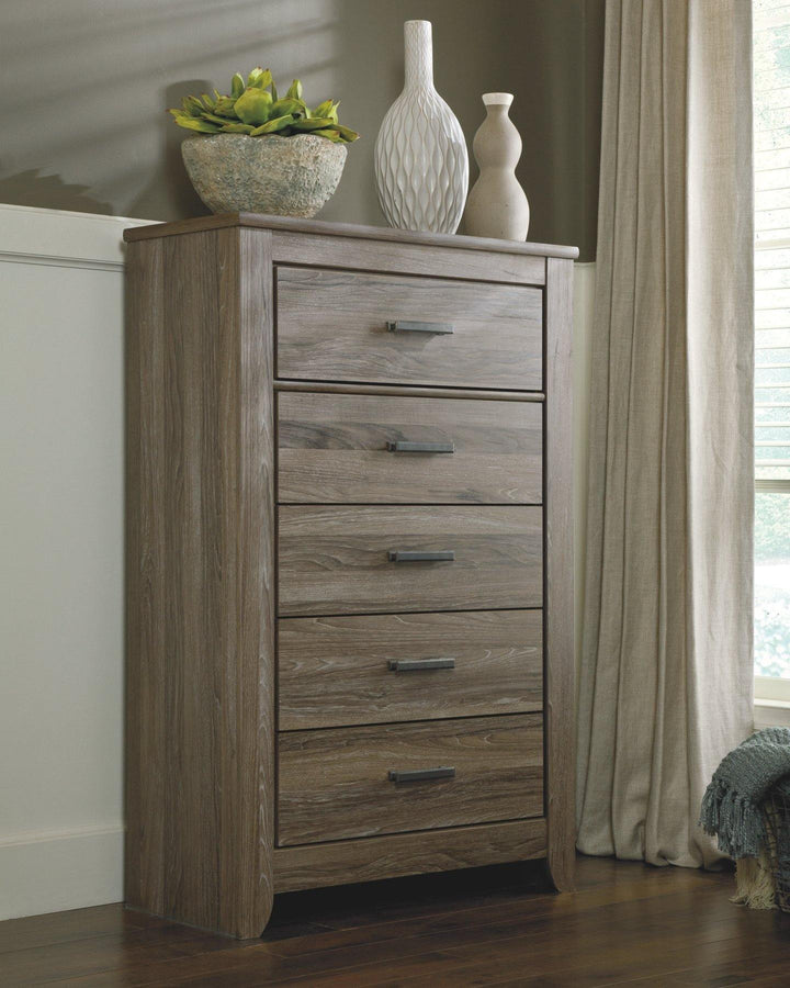 Zelen Chest of Drawers B248-46 Warm Gray Casual Master Bed Cases By AFI - sofafair.com