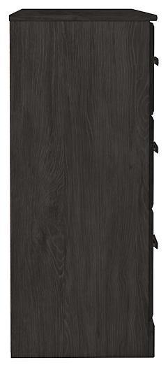 Belachime Dresser B2589-31 Black Casual Master Bed Cases By AFI - sofafair.com
