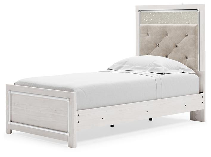 Altyra Twin Panel Bed B2640B6 White Contemporary Master Beds By AFI - sofafair.com