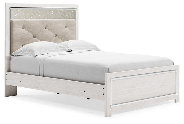 Altyra Full Panel Bed B2640B8 White Contemporary Master Beds By AFI - sofafair.com