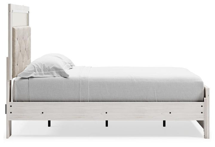 Altyra Full Panel Bed B2640B8 White Contemporary Master Beds By AFI - sofafair.com
