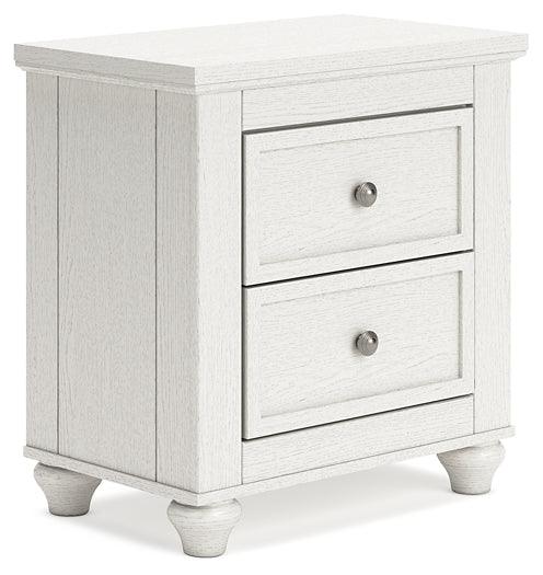 Grantoni Nightstand B3290-92 White Traditional Master Bed Cases By AFI - sofafair.com