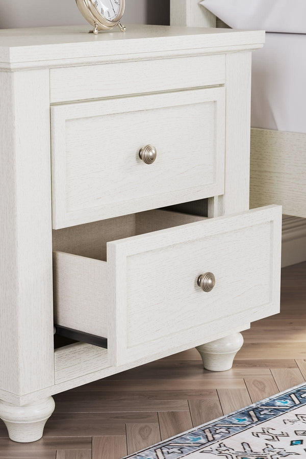 Grantoni Nightstand B3290-92 White Traditional Master Bed Cases By AFI - sofafair.com