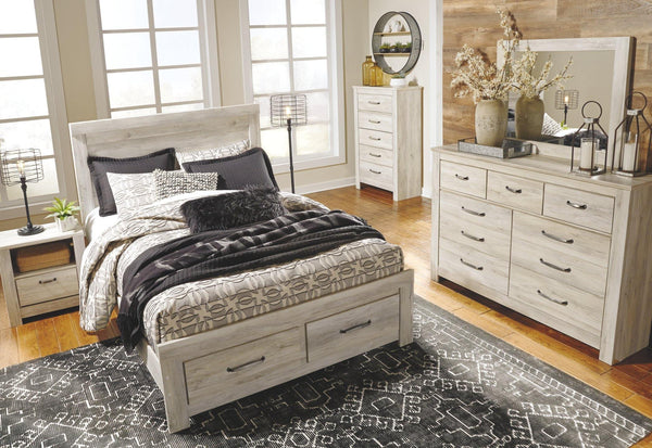 Bellaby Dresser B331-31 Whitewash Casual Master Bed Cases By AFI - sofafair.com