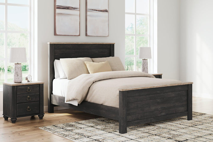Nanforth AMP011566 Black/Gray Traditional Master Beds By Ashley - sofafair.com