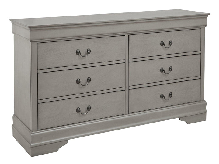 Kordasky Dresser and Mirror B394B1 Gray Traditional Master Bed Cases By AFI - sofafair.com