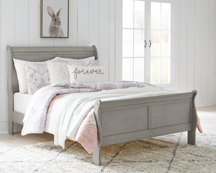 Kordasky Full Sleigh Bed B394B3 Gray Traditional Youth Beds By AFI - sofafair.com