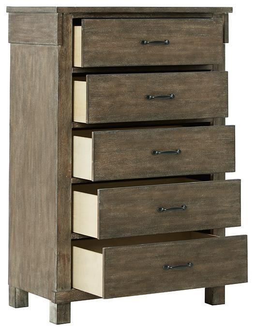 Shamryn Chest of Drawers B436-46 Grayish Brown Casual Master Bed Cases By AFI - sofafair.com