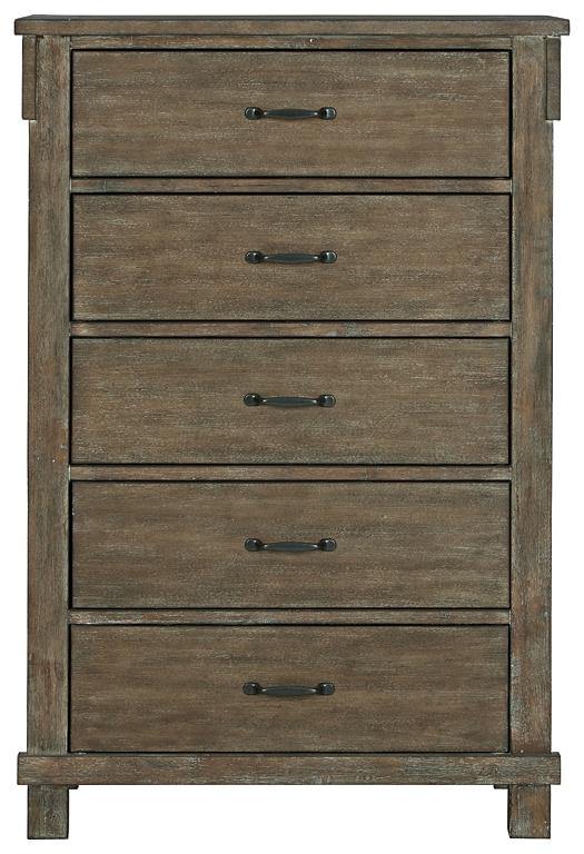 Shamryn Chest of Drawers B436-46 Grayish Brown Casual Master Bed Cases By AFI - sofafair.com