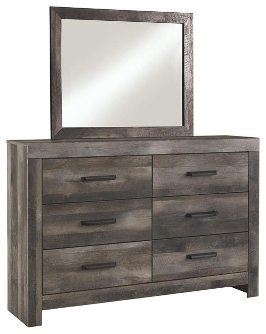 Wynnlow Dresser and Mirror B440B1 Gray Casual Master Bed Cases By AFI - sofafair.com