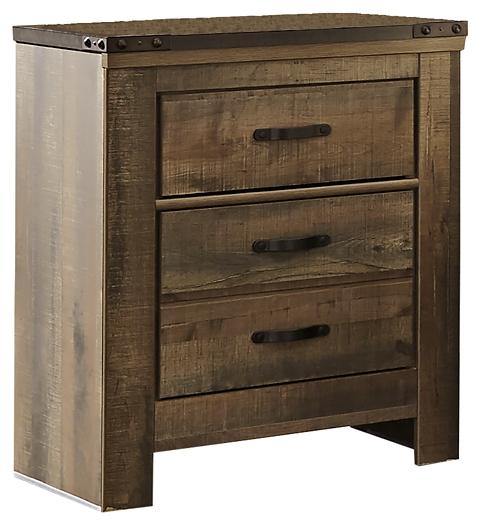 Trinell Nightstand B446-92 Brown Casual Master Bed Cases By AFI - sofafair.com