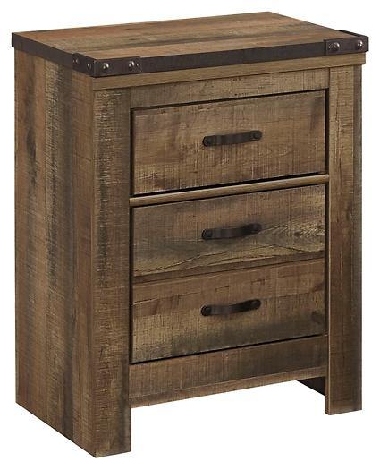 Trinell Nightstand B446-92 Brown Casual Master Bed Cases By AFI - sofafair.com