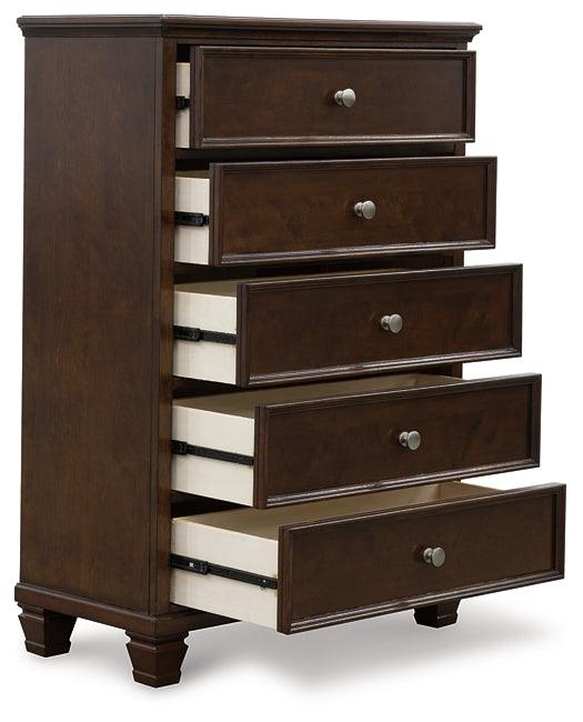 Danabrin Chest of Drawers B685-46 Brown Casual Master Bed Cases By AFI - sofafair.com