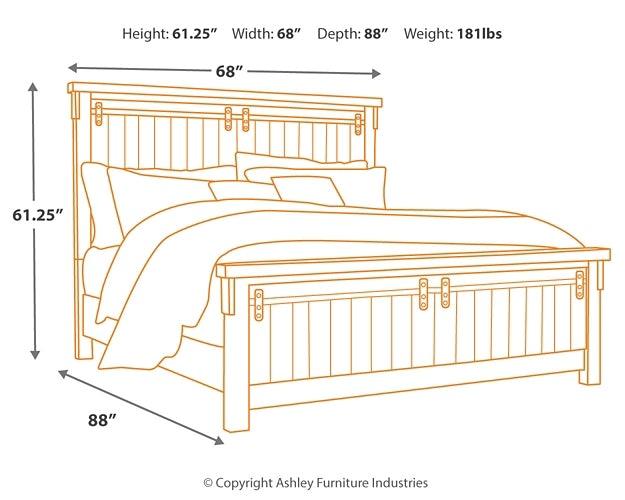 Brashland AMP002195 master bed By ashley - sofafair.com