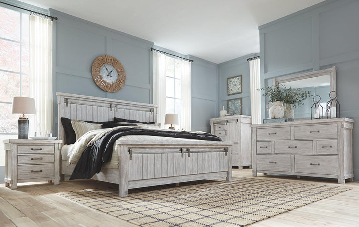Brashland Chest of Drawers B740-46 White Casual Master Bed Cases By AFI - sofafair.com