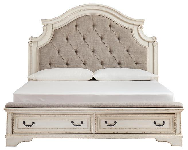 Realyn Queen Upholstered Bed B743B18 Two-tone Casual Master Beds By AFI - sofafair.com