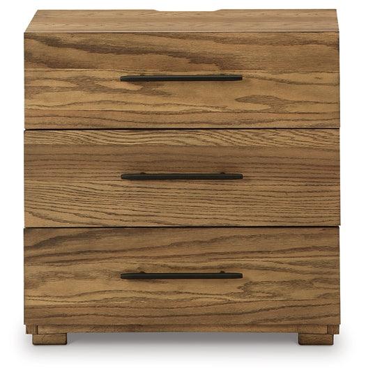 Dakmore Nightstand B783-93 Brown Casual Master Bed Cases By AFI - sofafair.com