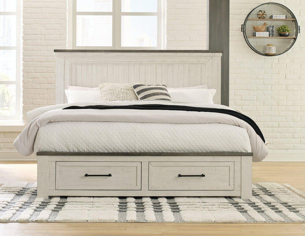 Brewgan AMP011142 White Casual Master Beds By Ashley - sofafair.com
