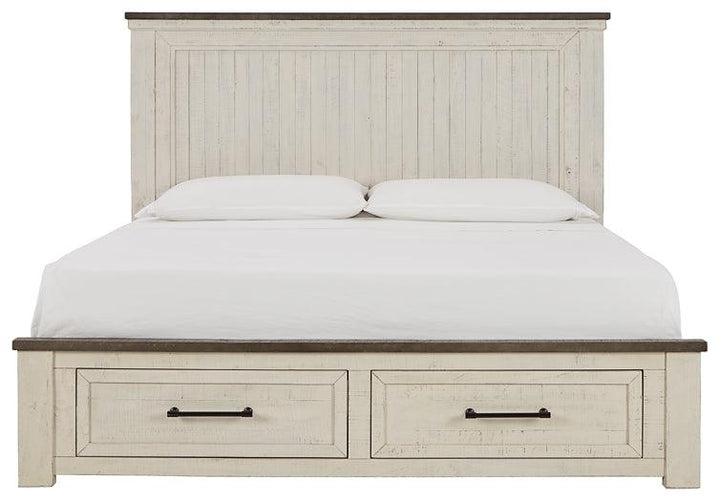 Brewgan AMP011142 White Casual Master Beds By Ashley - sofafair.com