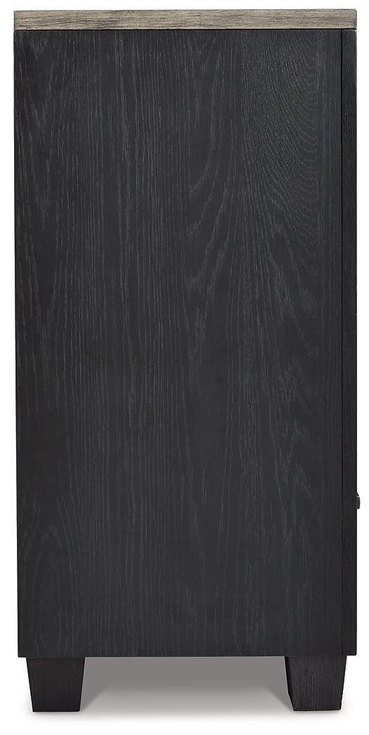 Foyland Dresser B989-31 Black/Brown Contemporary Master Bed Cases By AFI - sofafair.com