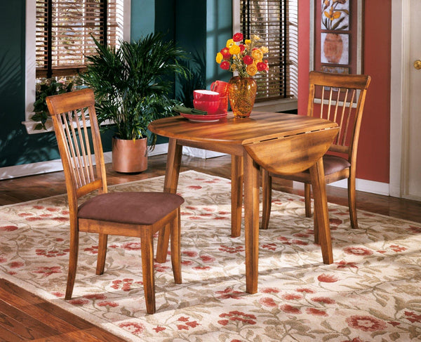 Berringer Dining Drop Leaf Table D199-15 Rustic Brown Casual Casual Tables By AFI - sofafair.com