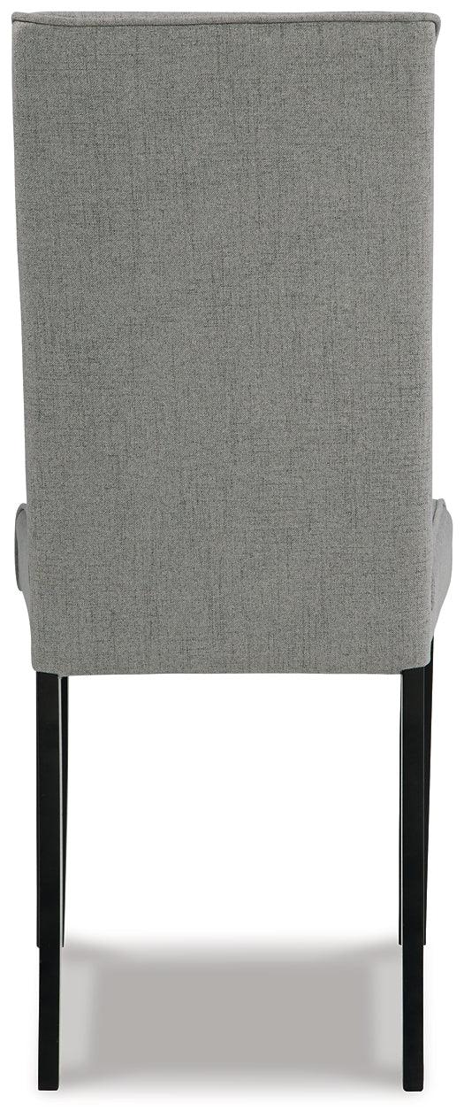 Kimonte Dining Chair Set of 2 D250-06X2 Dark Brown/Gray Contemporary Casual Seating By AFI - sofafair.com