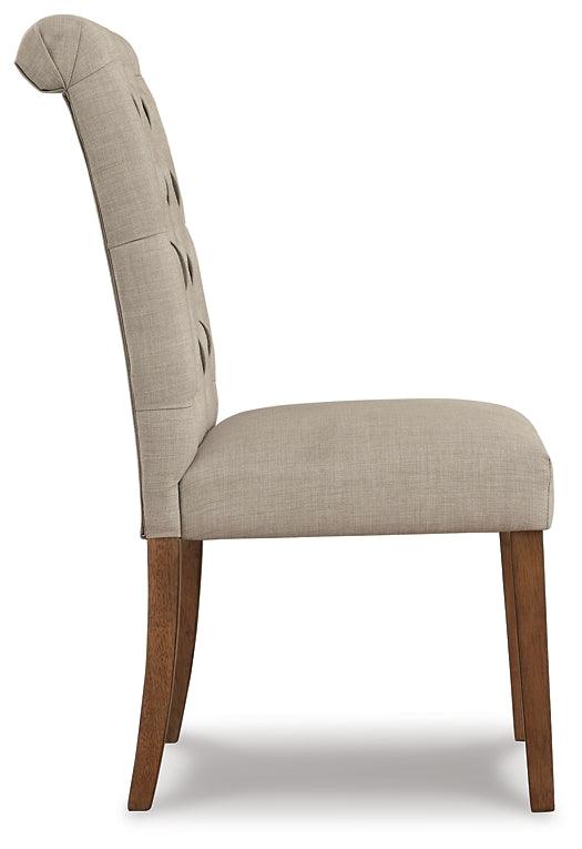 Harvina Dining Chair Set of 2 D324-03X2 Beige Casual Casual Seating By AFI - sofafair.com