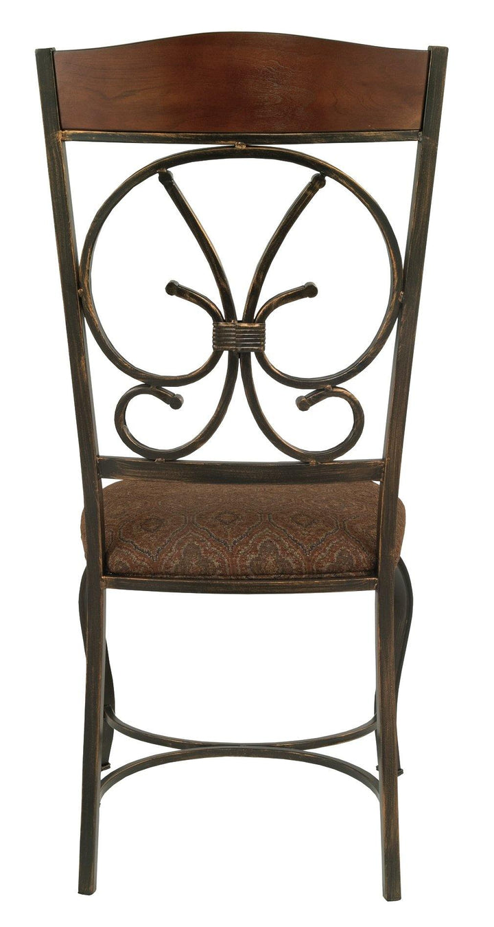 Glambrey Dining Chair D329-01 Brown Traditional Casual Seating By AFI - sofafair.com