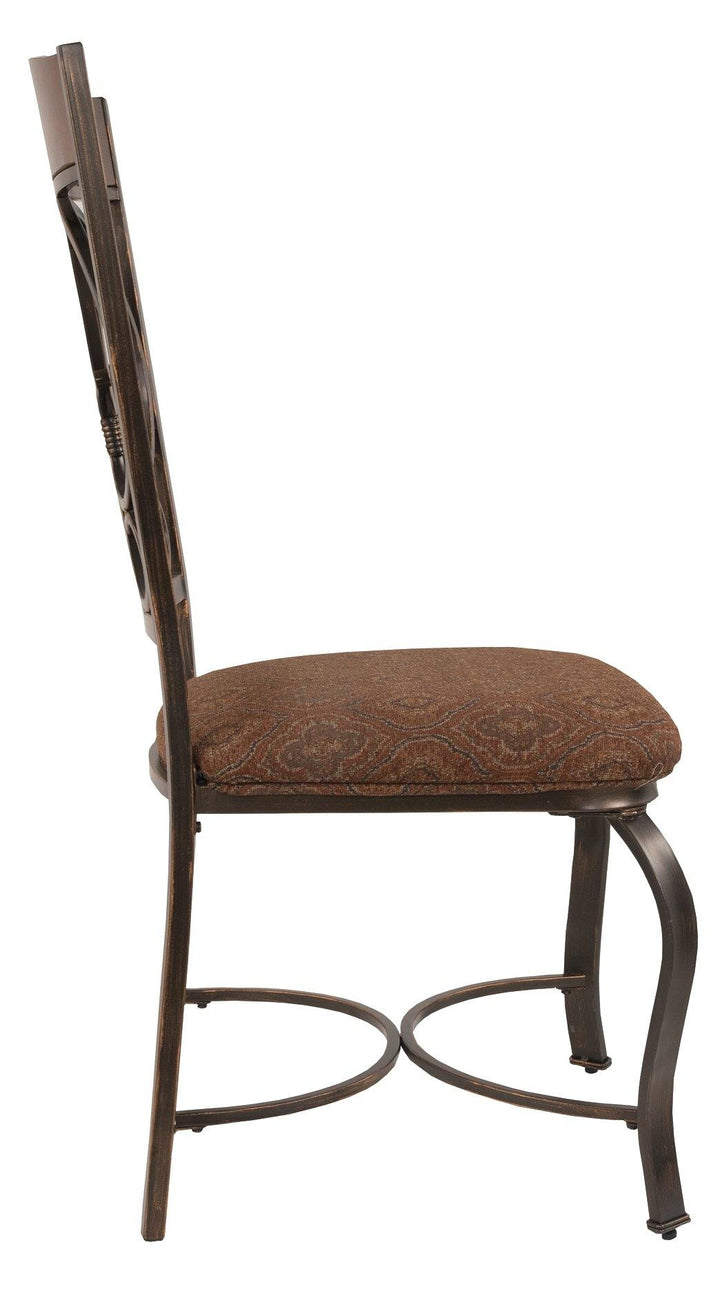 Glambrey Dining Chair D329-01 Brown Traditional Casual Seating By AFI - sofafair.com