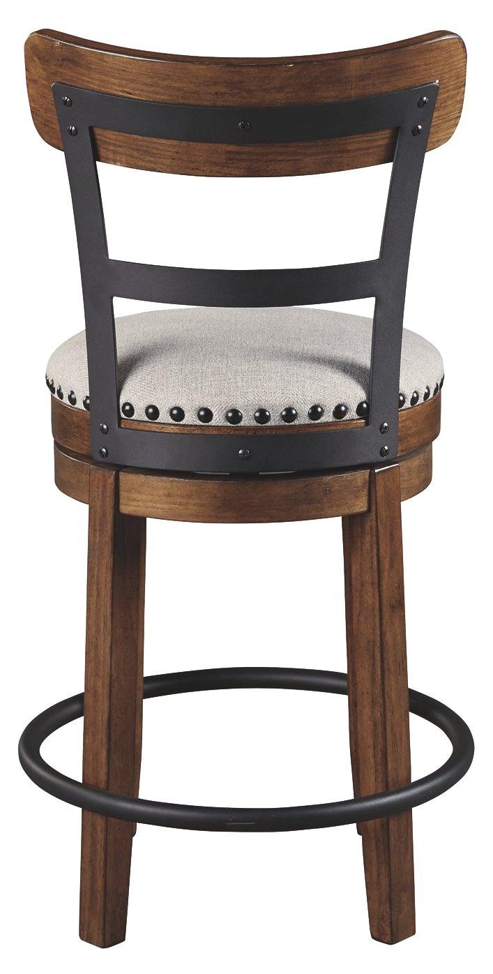 Valebeck Counter Height Bar Stool D546-424 Brown Casual Barstools By AFI - sofafair.com