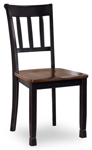 Owingsville Dining Table and 6 Chairs D580D13 Black/Brown Casual Dining Package By AFI - sofafair.com